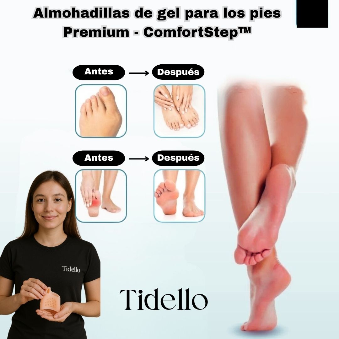 Almohadillas de gel para los pies Premium - ComfortStep™